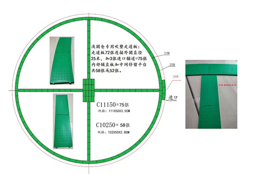 糧面走道板在淺圓倉如何鋪設(shè)？